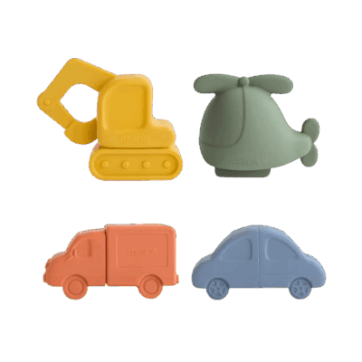 Mushie Bath Play Set - Vehicles