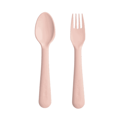 Mushie Fork & Spoon - Blush