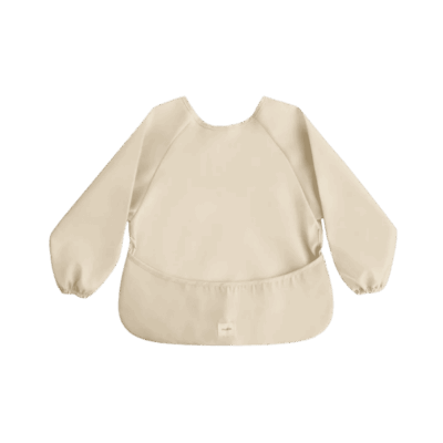 Mushie Long Sleeve Bib - Fog