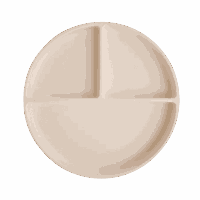Mushie Silicone Divider Plate - Shifting Sands