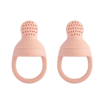 Mushie Silicone Fresh Food Feeders - Blush