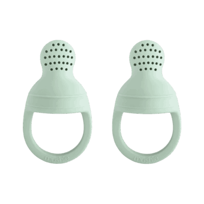 Mushie Silicone Fresh Food Feeders - Cambridge Blue