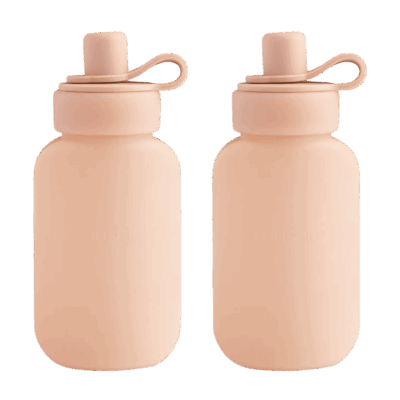 Mushie Silicone Puree Pouch - Blush