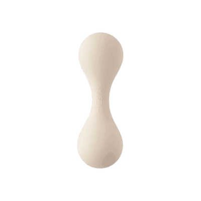 Mushie Silicone Rattle Toy - Shifting Sand