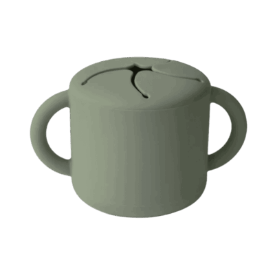 Mushie Silicone Snack Cup - Dried Thyme