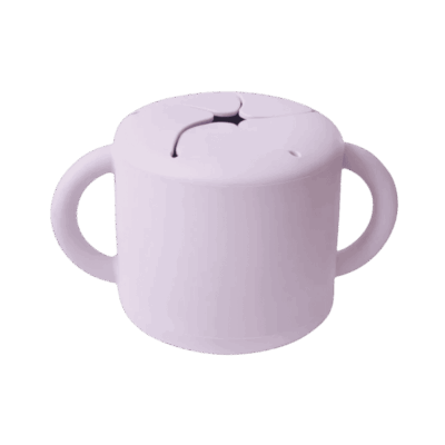 Mushie Silicone Snack Cup - Soft Lilac