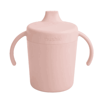 Mushie Trainer Sippy Cup - Blush