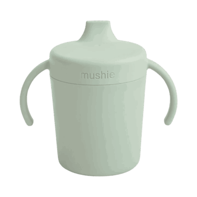 Mushie Trainer Sippy Cup - Sage