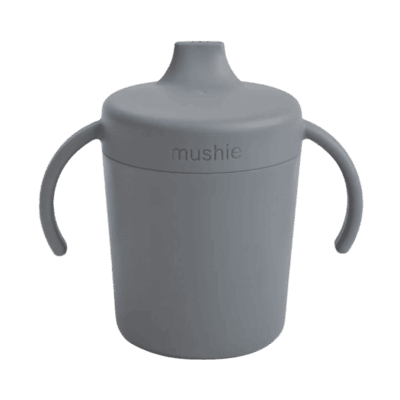 Mushie Trainer Sippy Cup - Smoke