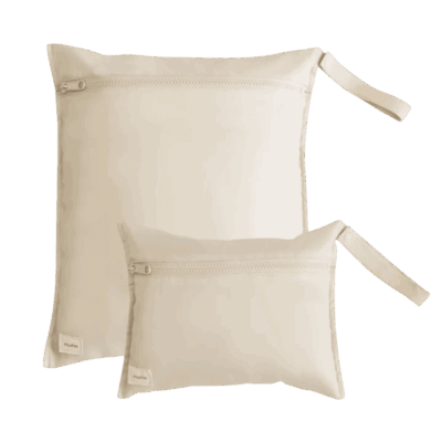 Mushie Water Resistant Wet Bags - Fog