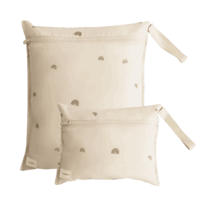 Mushie Water Resistant Wet Bags - Rainbow