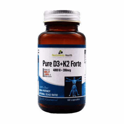 NeoGenesis Health Pure D3+K2 Forte 60Capsules