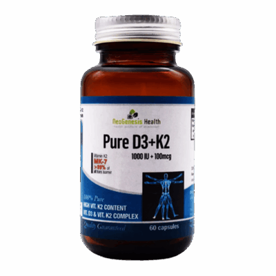 NeoGenesis Health Pure D3+K2 / 60 Capsules