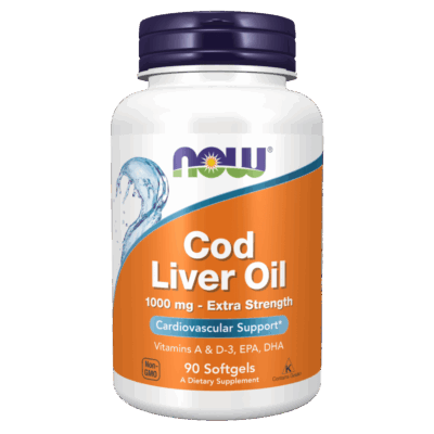 Now Cod Liver Oil 90 Softgels