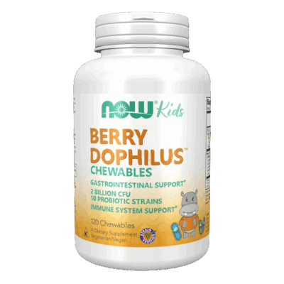 Now Kids Berry Dophilus 120 Chewables