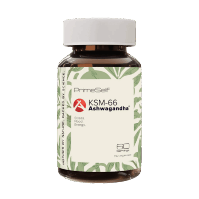 PrimeSelf KSM-66 Ashwagandha 60 Capsules