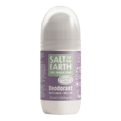 Salt of the Earth Clary Sage & Mint Deodorant Roll-On 75ml