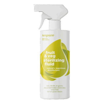 So Pure Fruit and  Veg Sterilizing Fluid 1L Squirt Bottle