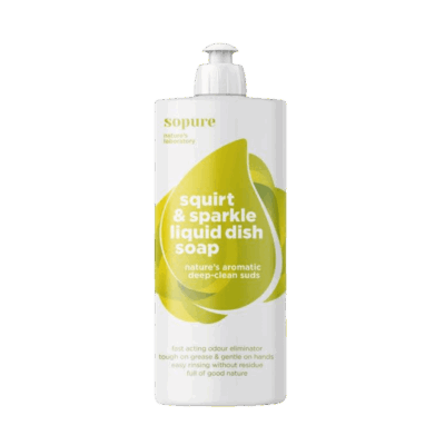 So Pure Squirt and Sparkle Liquid Dish Soap 500ml