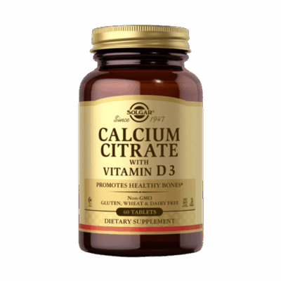 Solgar Calcium Citrate + Vitamin D3 60 Tablets