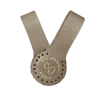 Stella Clips Lavish Beige - With Golden Logo (Pair)