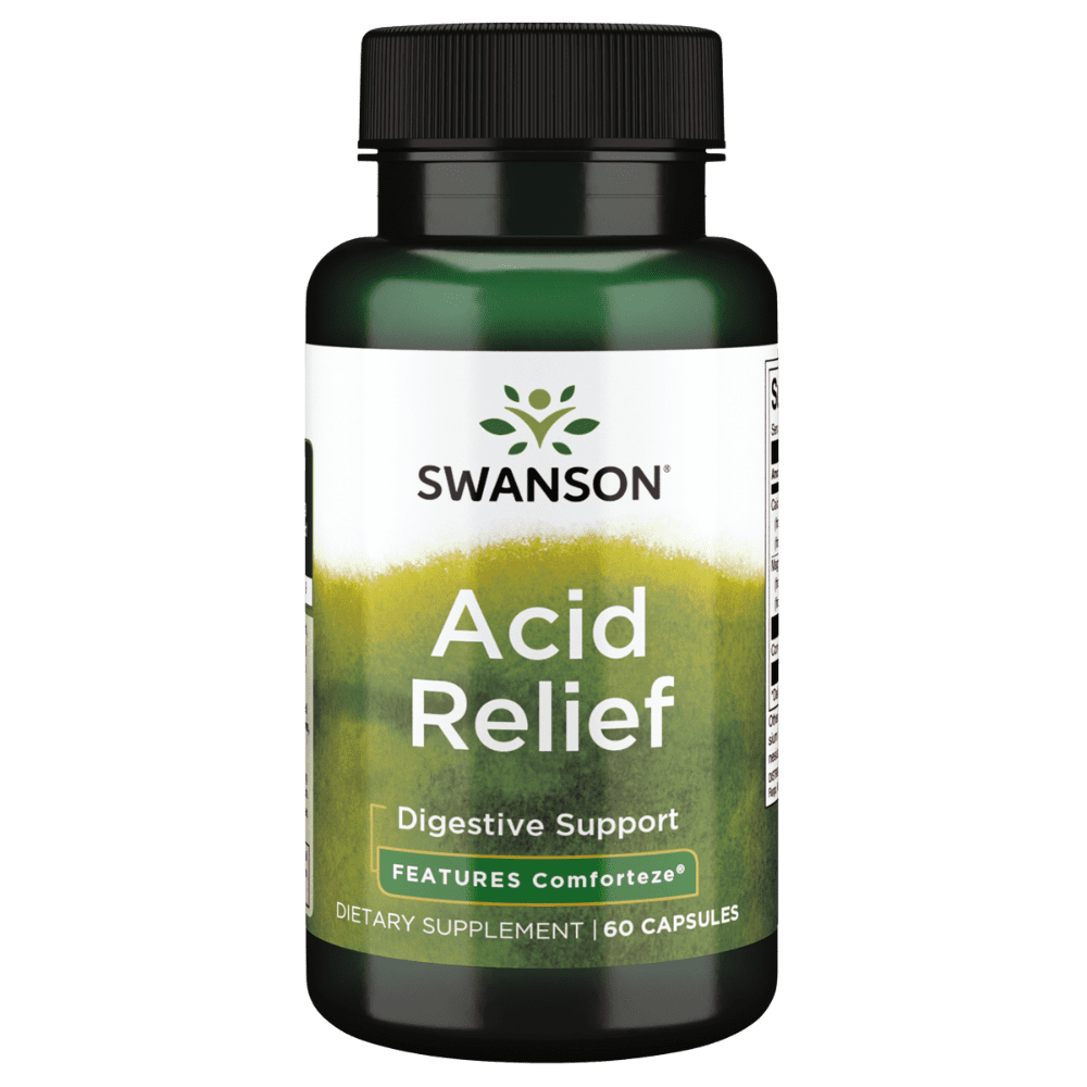 Swanson Acid Relief 60 Capsules