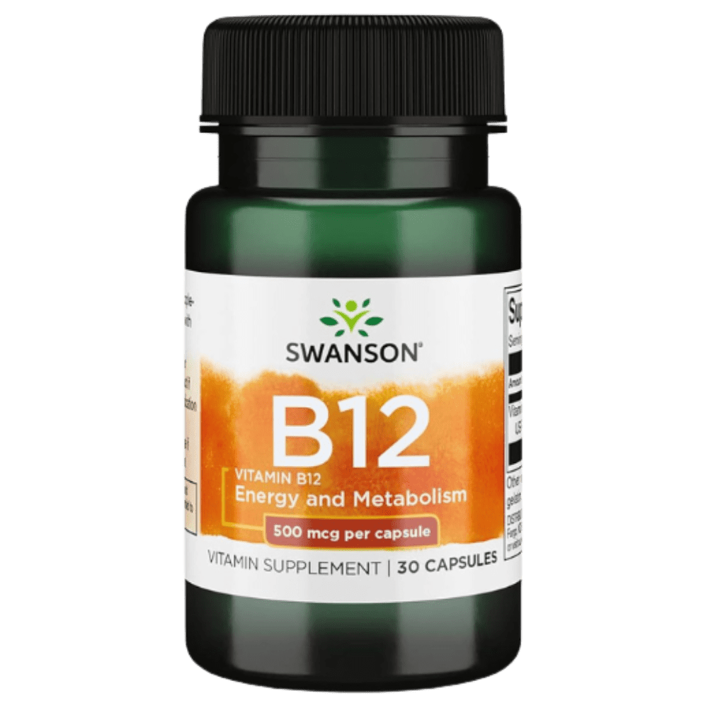 Swanson B12 Cyanocobalamin - 30  Capsules
