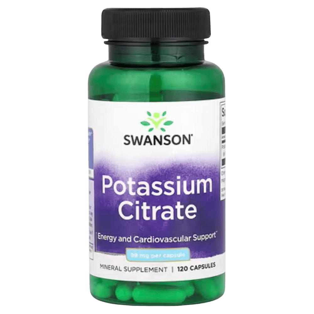 Swanson Potassium Citrate - 120 Capsules