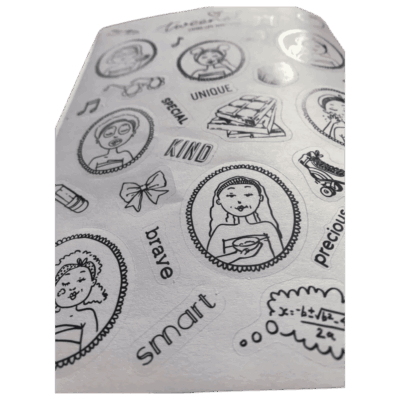 Tweenology Colour In Stickers English