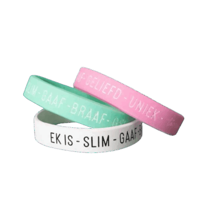 Tweenology Silicone Affirmation Bracelets Afrikaans (Set of 3)