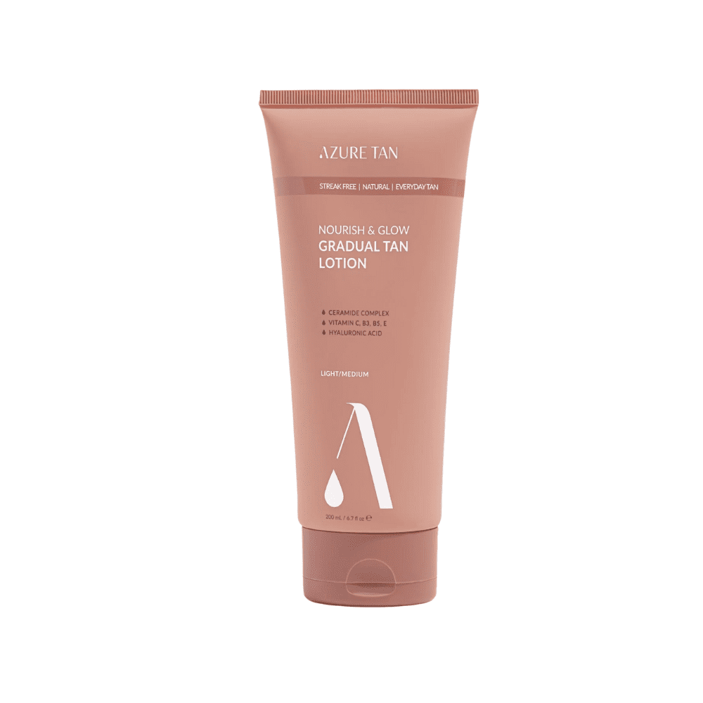 Azure Nourish & Glow Gradual Tan Lotion Light/Medium 200ml