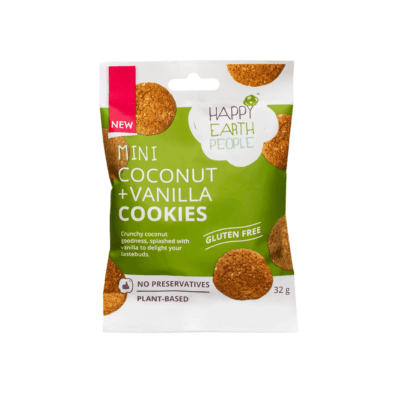 Happy Earth Mini Cookies Coconut Vanilla 32g