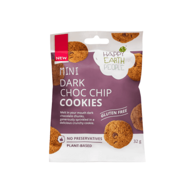 Happy Earth Mini Cookies Dark Chocolate Chip 32g