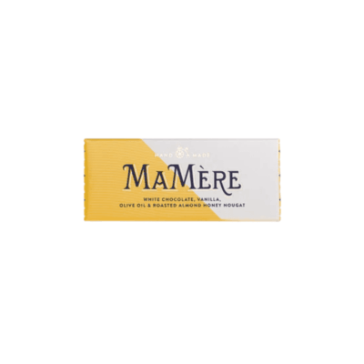 Ma Mere Honey Nougat White Chocolate,Vanilla,Olive Oil & Roasted Almond 50g