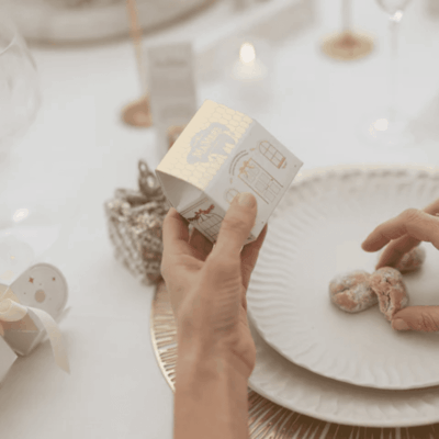 Ma Mere Mini Festive House Pistachio & Nougat Shortbread Snowballs 50g