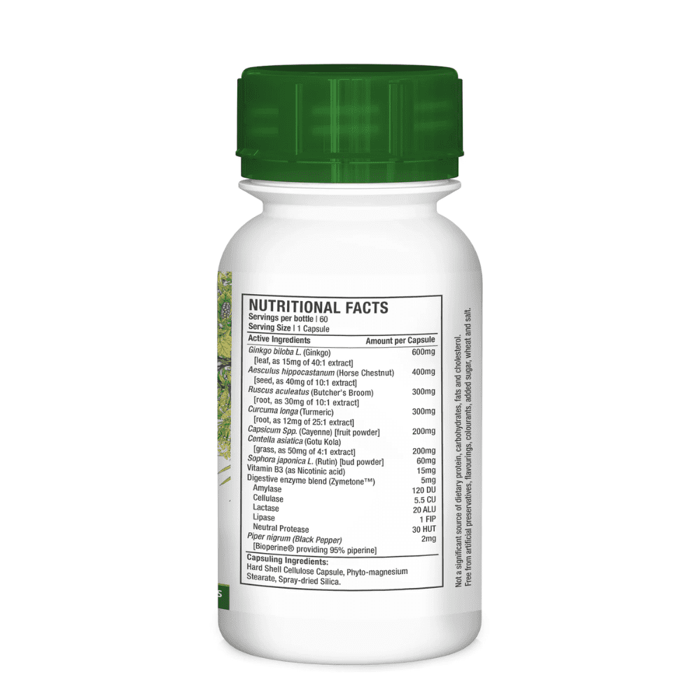 Nutriherb Vascuzyme 60 Capsules - Image 2