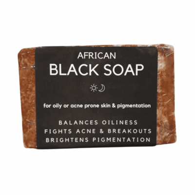 Standard African Black Soap 120g