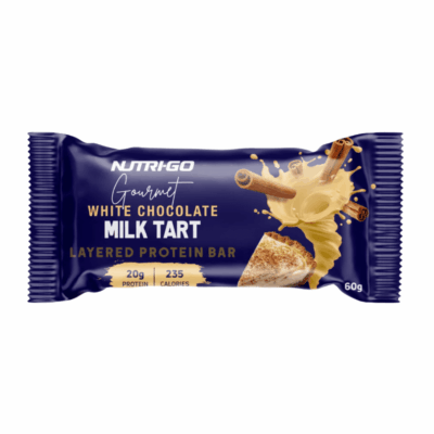 Nutri-Go Layered Protein Bar - White Chocolate Milk Tart 60g