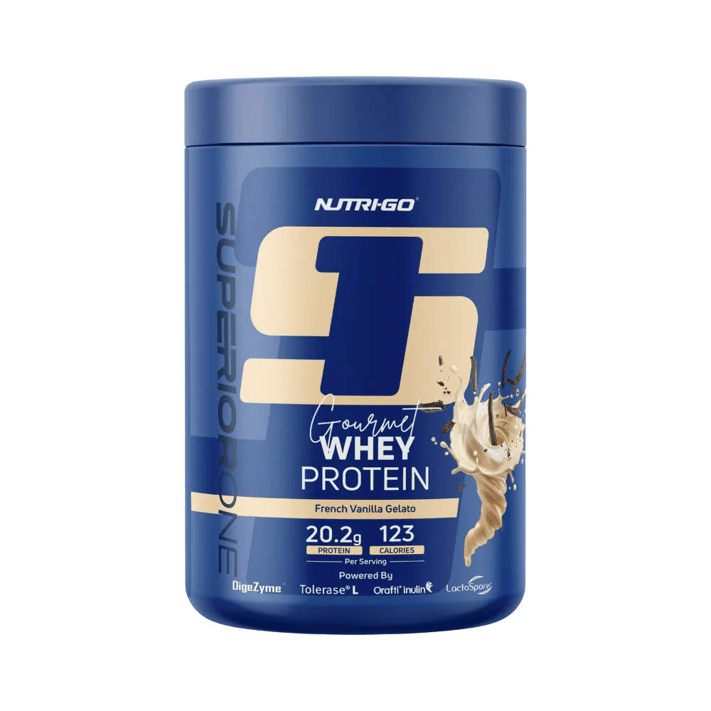 Nutri-Go Whey Protein Powder - French Vanilla Gelato 480g