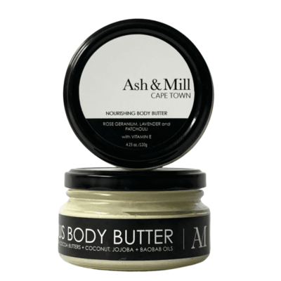 Ash & Mill Body Butter Rose Geranium, Lavender + Patchouli 120g