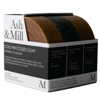 Ash & Mill Soap 3 Pack - Rooibos Collection