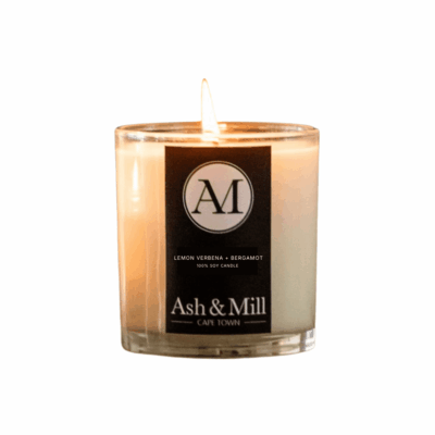 Ash & Mill Soy Wax Candle Lemon Verbena + Bergamot Medium