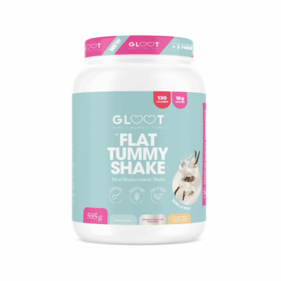 Gloot Flat Tummy Shake - Vanilla Milk 595g