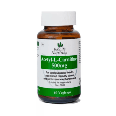 BioLife Acetyl L Carnitine 500mg 60 Capsules