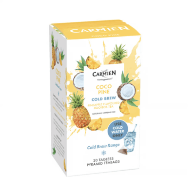 Carmien Pyramid Cold Brew Coco Pine 20 Teabags