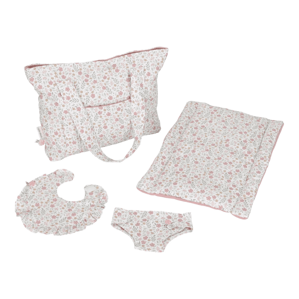 Little Dutch Doll Diaper Bag Soft Flowers
