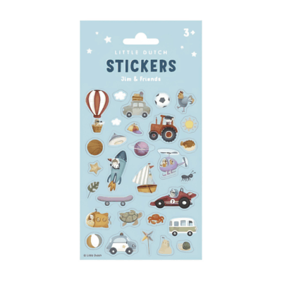 Little Dutch Sticker Sheet - Jim & Friends
