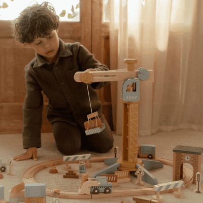 Little Dutch Wooden Crane Set