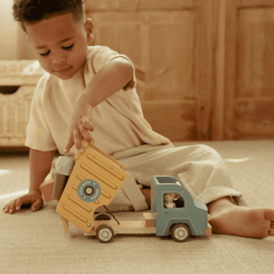 Little Dutch Wooden Dump Truck 11pc