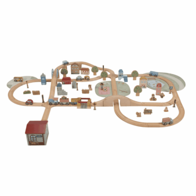 Little Dutch Wooden Train Track XL